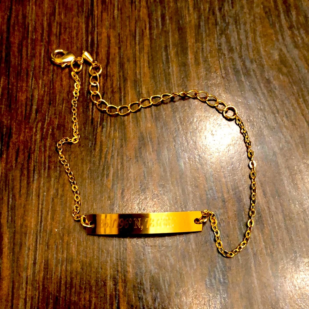 Gold ID Bracelet